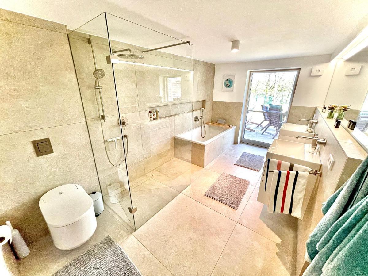 100M2 Fewo Im Haus Am See Mit Garten Bei Potsdam Schwielowsee Ngoại thất bức ảnh