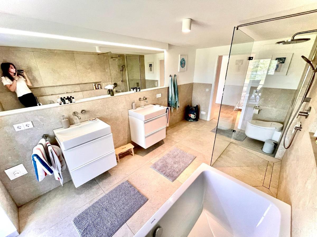 100M2 Fewo Im Haus Am See Mit Garten Bei Potsdam Schwielowsee Ngoại thất bức ảnh