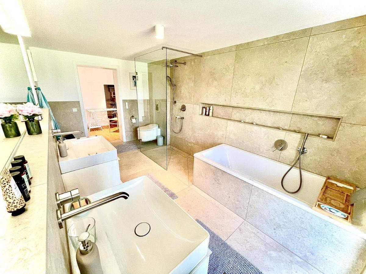 100M2 Fewo Im Haus Am See Mit Garten Bei Potsdam Schwielowsee Ngoại thất bức ảnh